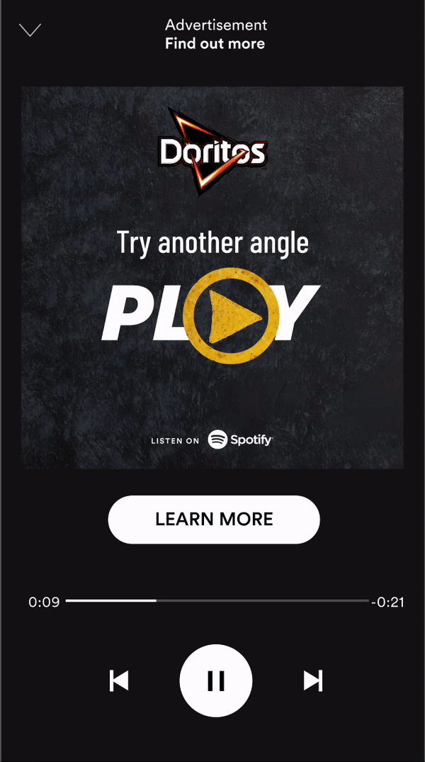 Spotify x Doritos digital experience